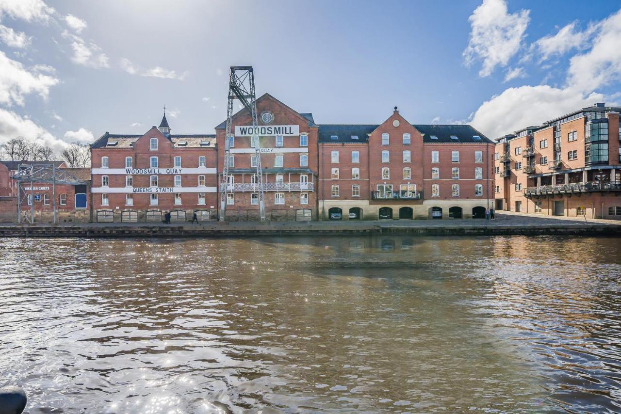 Woodsmill Quay Riverside Apartment - Heart Of York Exterior foto